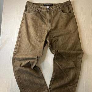 Vintage Brooklyn Xpress BX70 Baggy Brown Denim Jeans - Men's 40 x 34